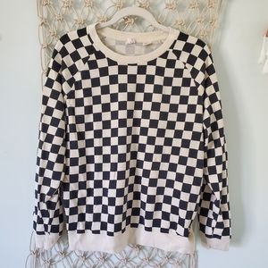 Checkered Levi's sweater/top